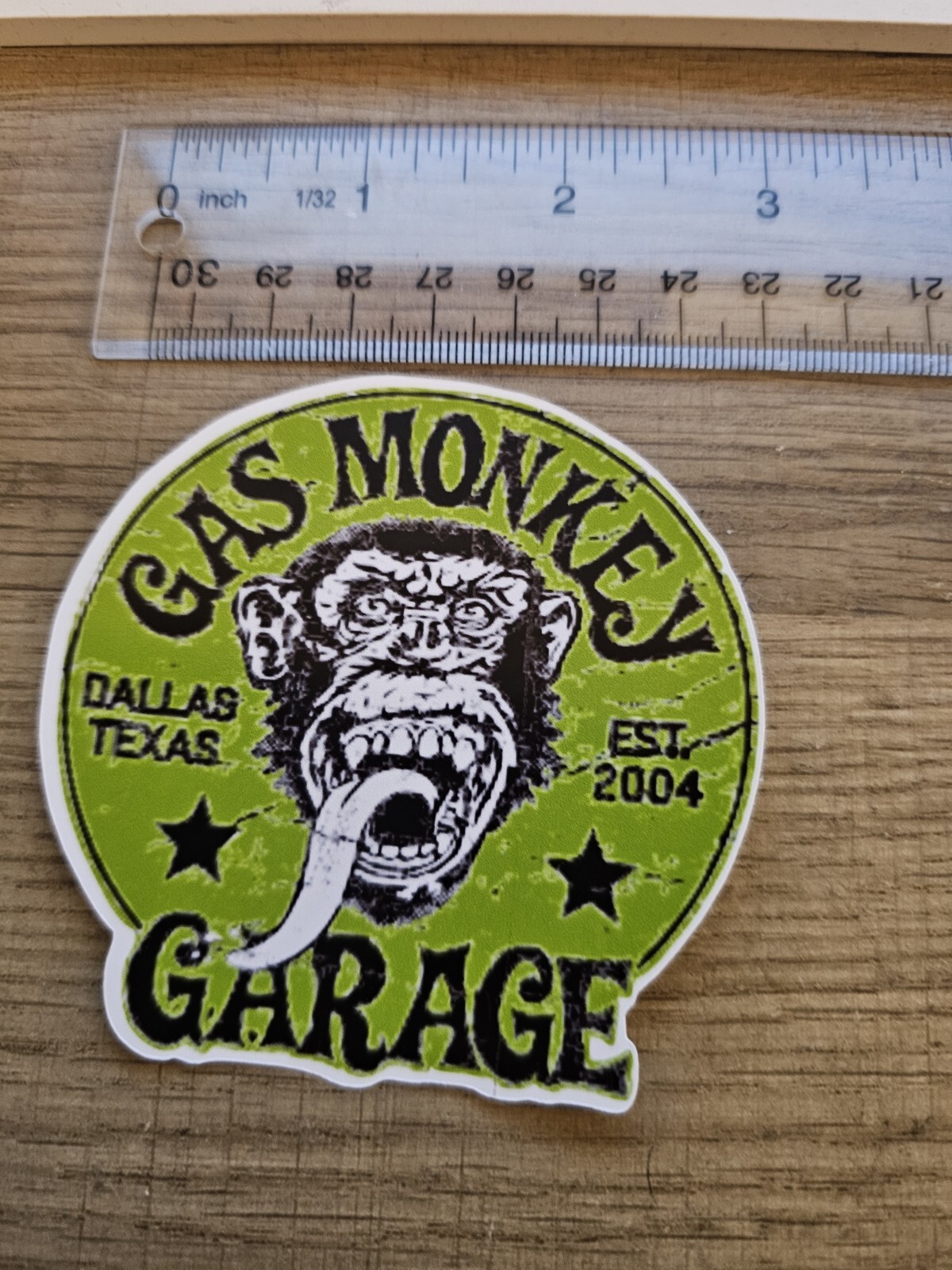 Green Gas Monkey Garage Vinyl Sticker