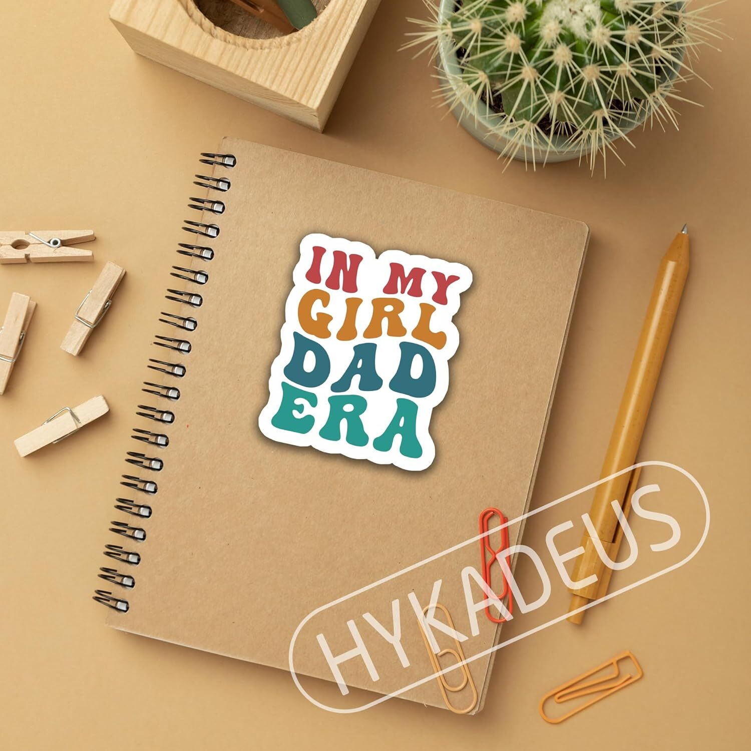 (3Pcs) in My Girl Dad Era Sticker Funny Stickers In