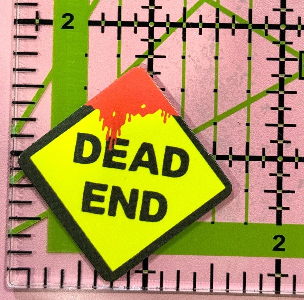Funny Warning Sticker: DEAD END – Vinyl Decal Sticker Bomb BONUS 3-5PCS