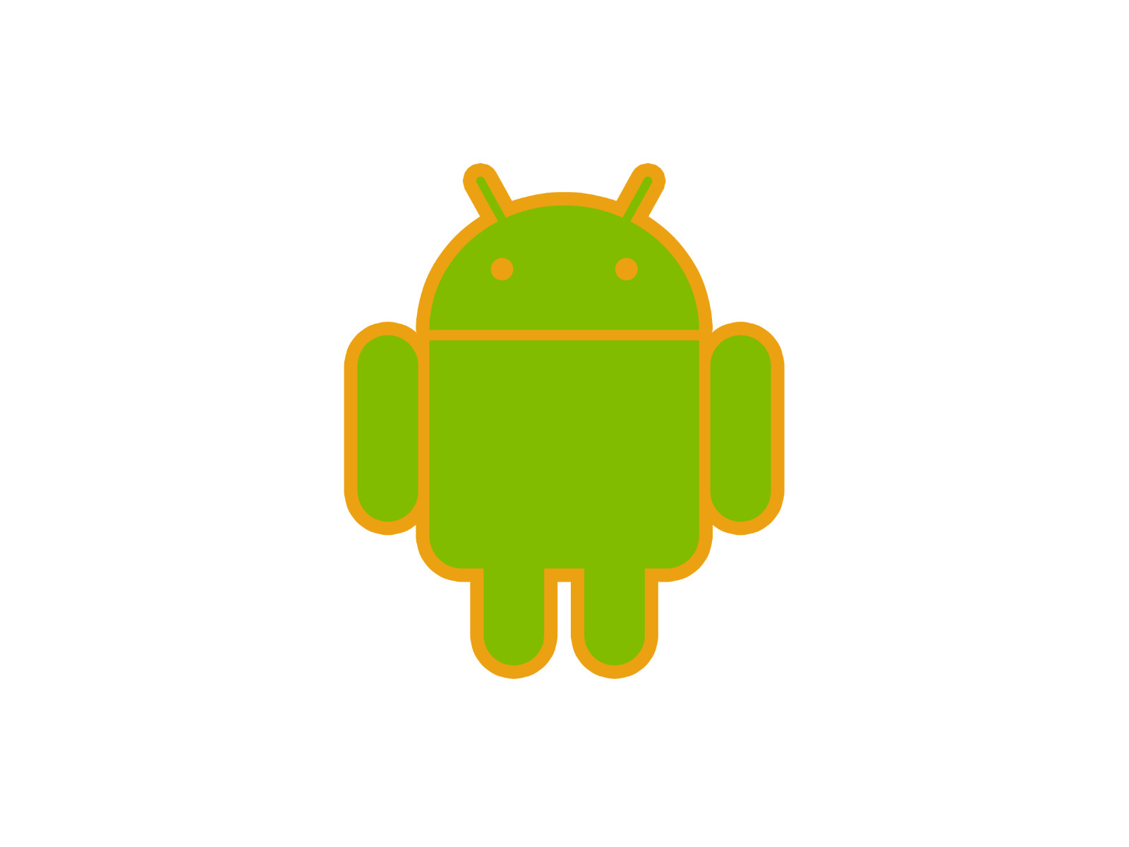 Android mascot robot vinyl sticker decal – many sizes and colors available