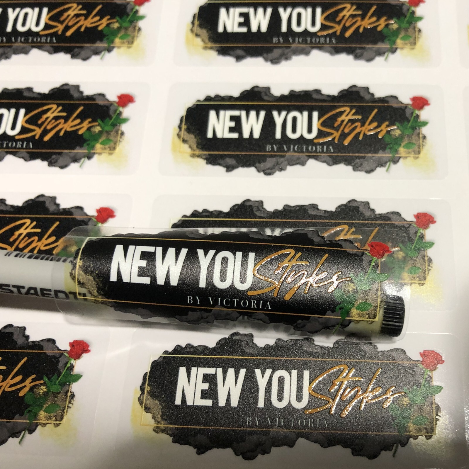 Custom CLEAR stickers transparent labels custom artwork print white ink