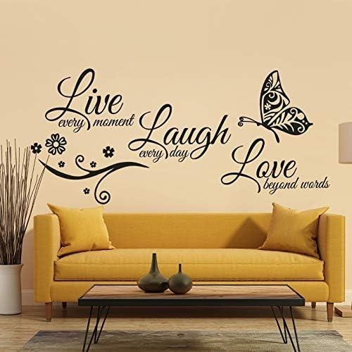 Vinyl Wall Quote Stickers Love Faith Hope Family Biblical Inspirational Decals
