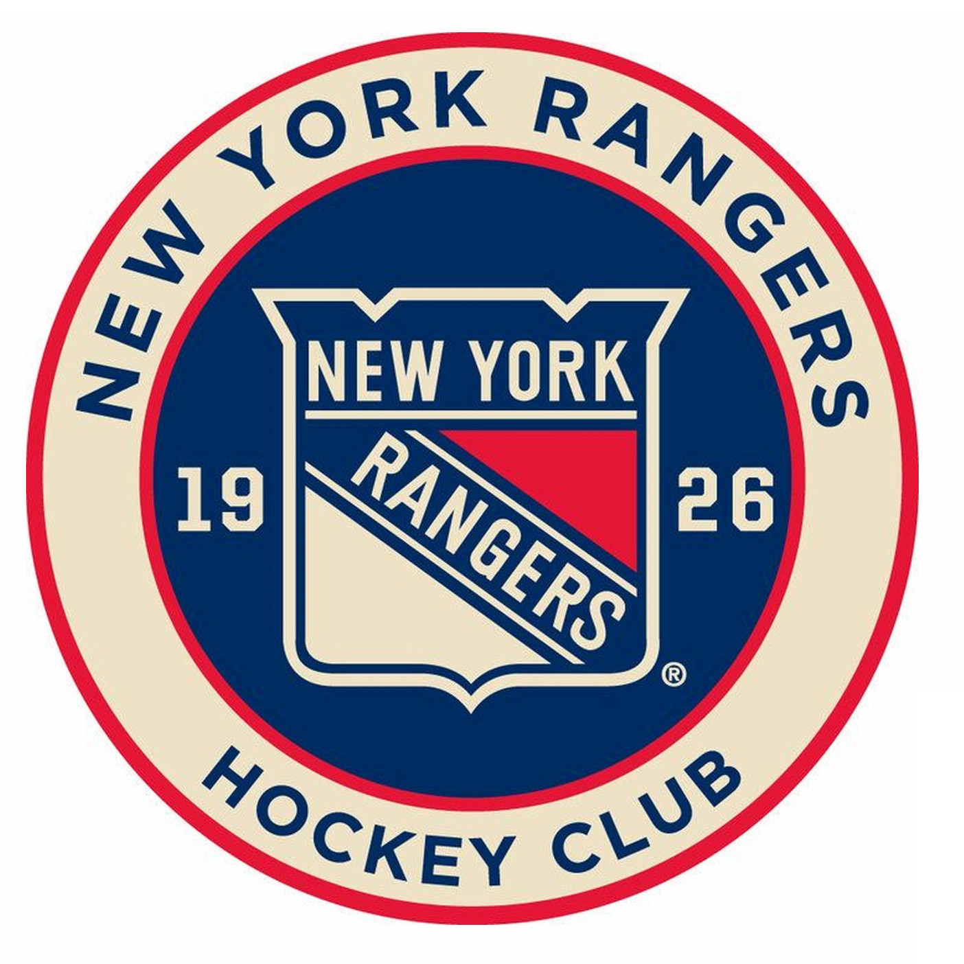 New York Blue Red Hockey Weather Resistant Vinyl Sticker/Decal 12