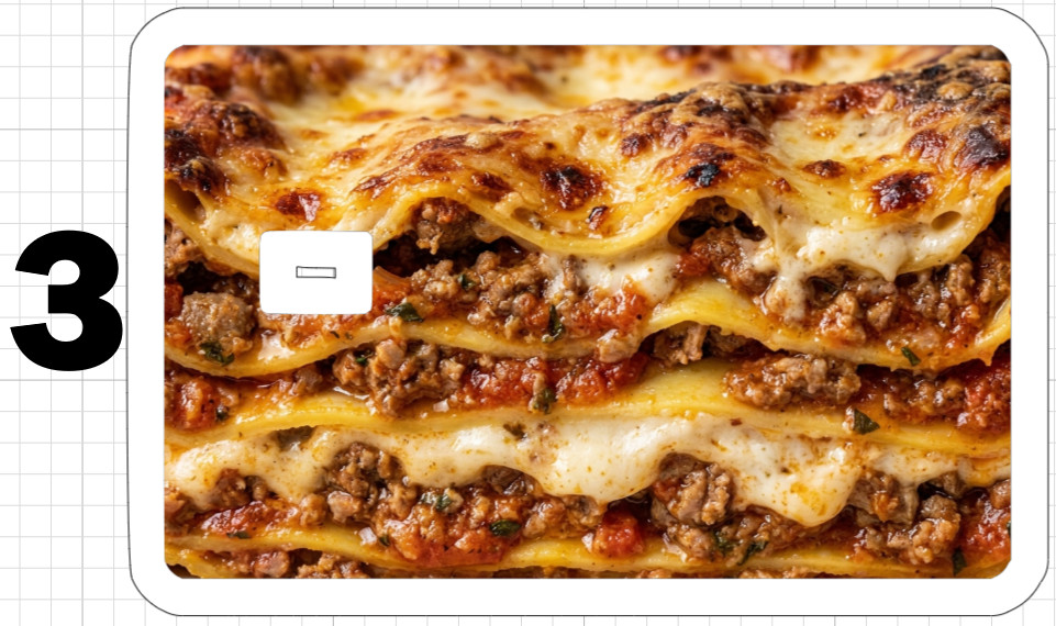 Food Fan Credit Debit ATM Gift Card Skin Sticker Ribs Pizza Hamburger Lasagna