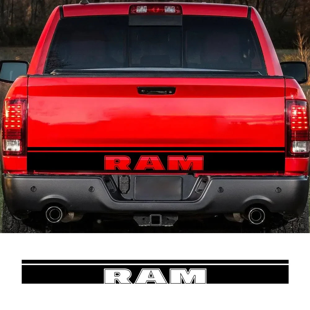 Aftermarket Rear Tailgate Letter Graphic Decal for Dodge RAM 1500 / 2500 | Custo