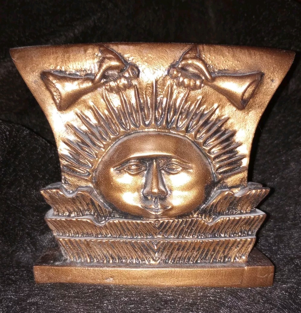 4.5" Statue Nauvoo Temple Sunstone Marble Or Bronze color.