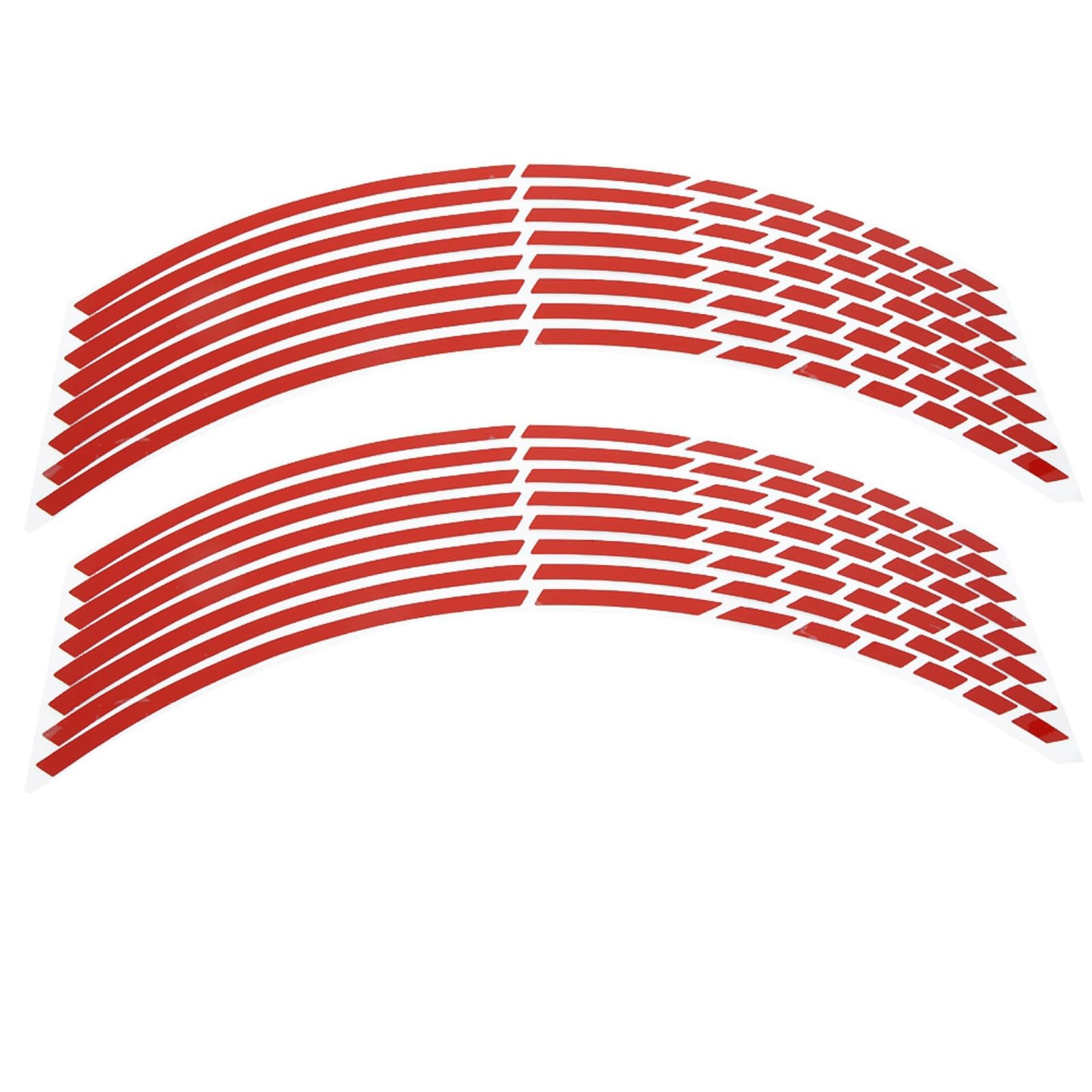 Reflective Wheel Rim Stripe Decal, 16pcs Bike Motorcycle 16-18inch Reflective…