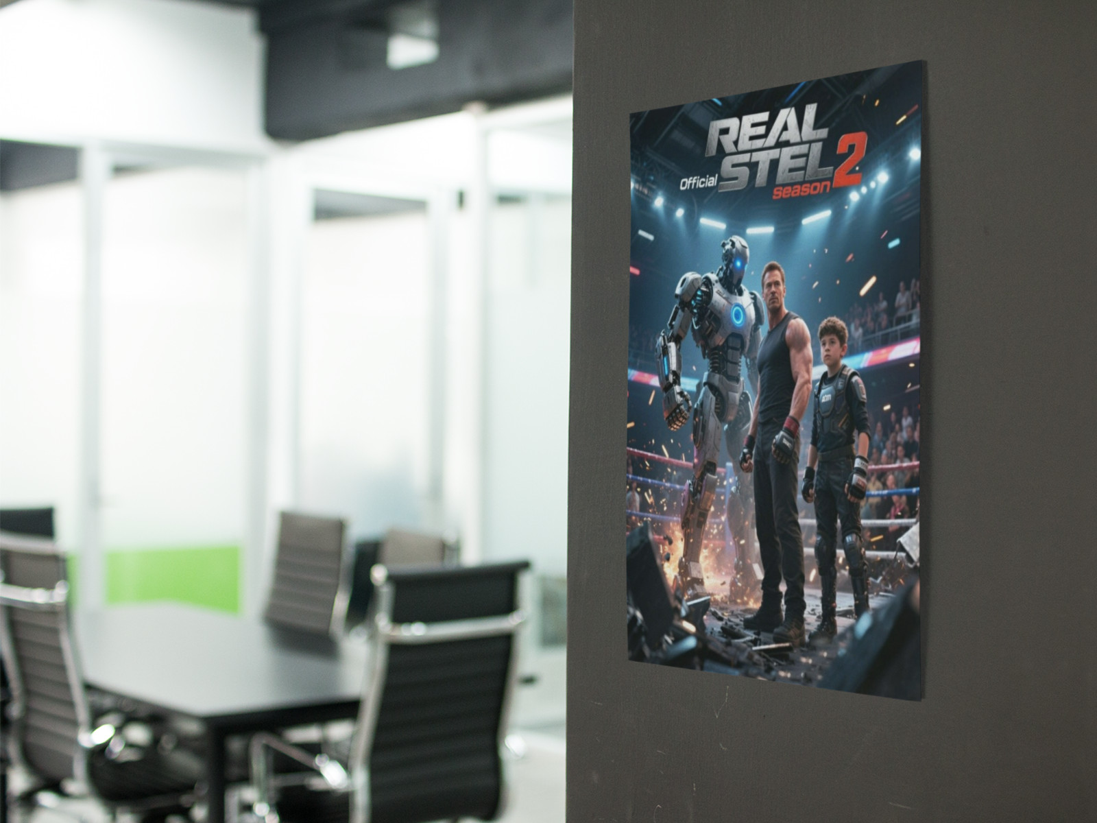 REEL STEEL 2 Wall Vinyl Decal Poster CANVAS Print Removable Adhesive