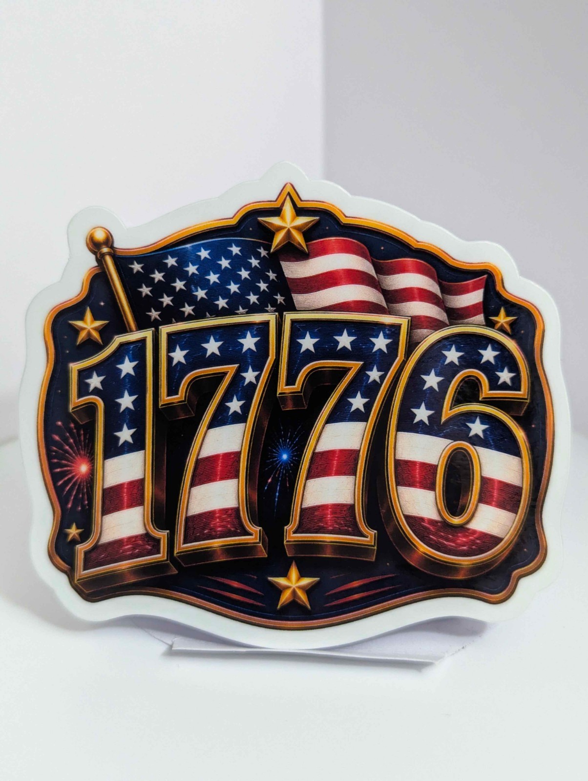 STICKER 1776 – 250th of America vinyl glossy patriotic vinyl decal