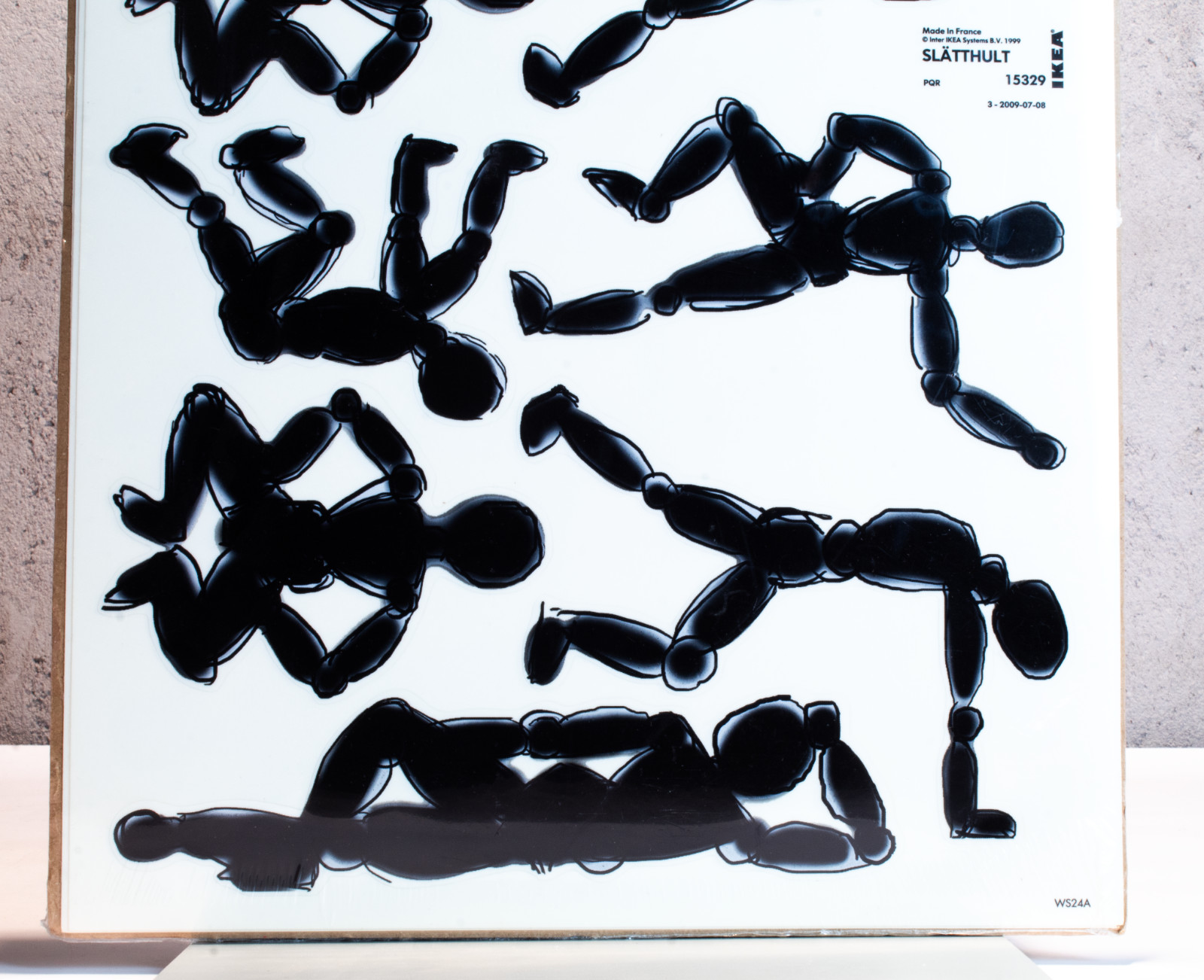 IKEA Body Decal Stick Figure Art Scrapbook Wall Decor Slatthult Anna Efverlund