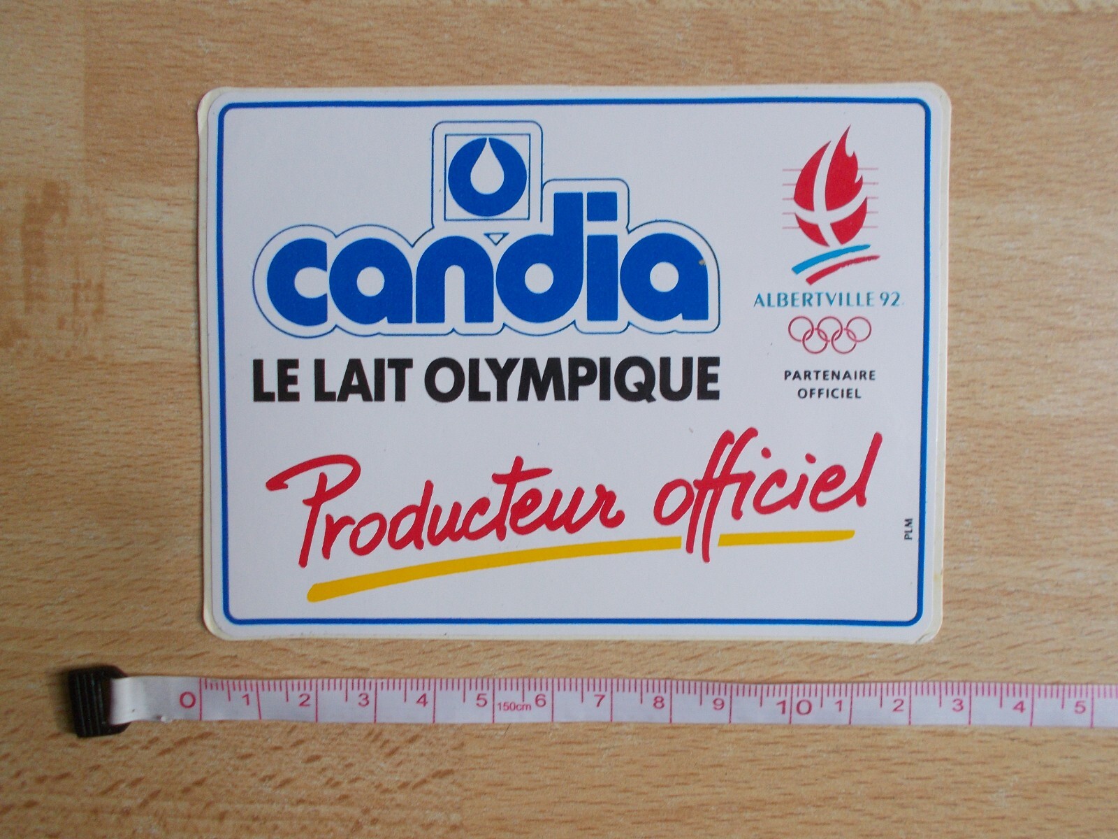 Sticker Candia The Milk Olympic – Games Olympics Albertville 1992