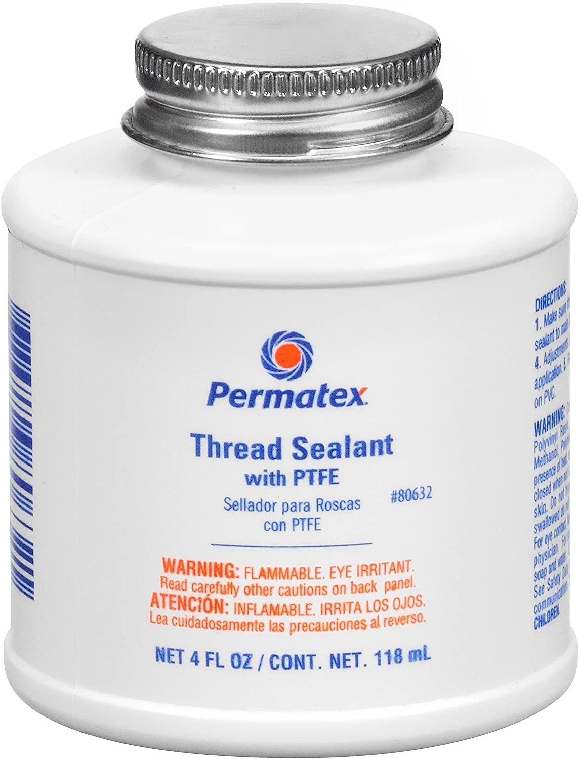NEW PERMATEX THREAD SEALANT WITH PTFE; 4OZ. BOTTLE