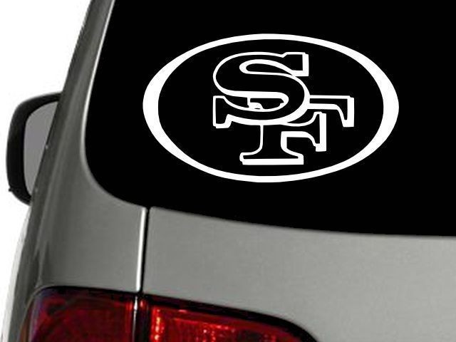 San Francisco 49ers NFL Football Vinyl Die Cut Car Decal Sticker—FREE SHIPPING