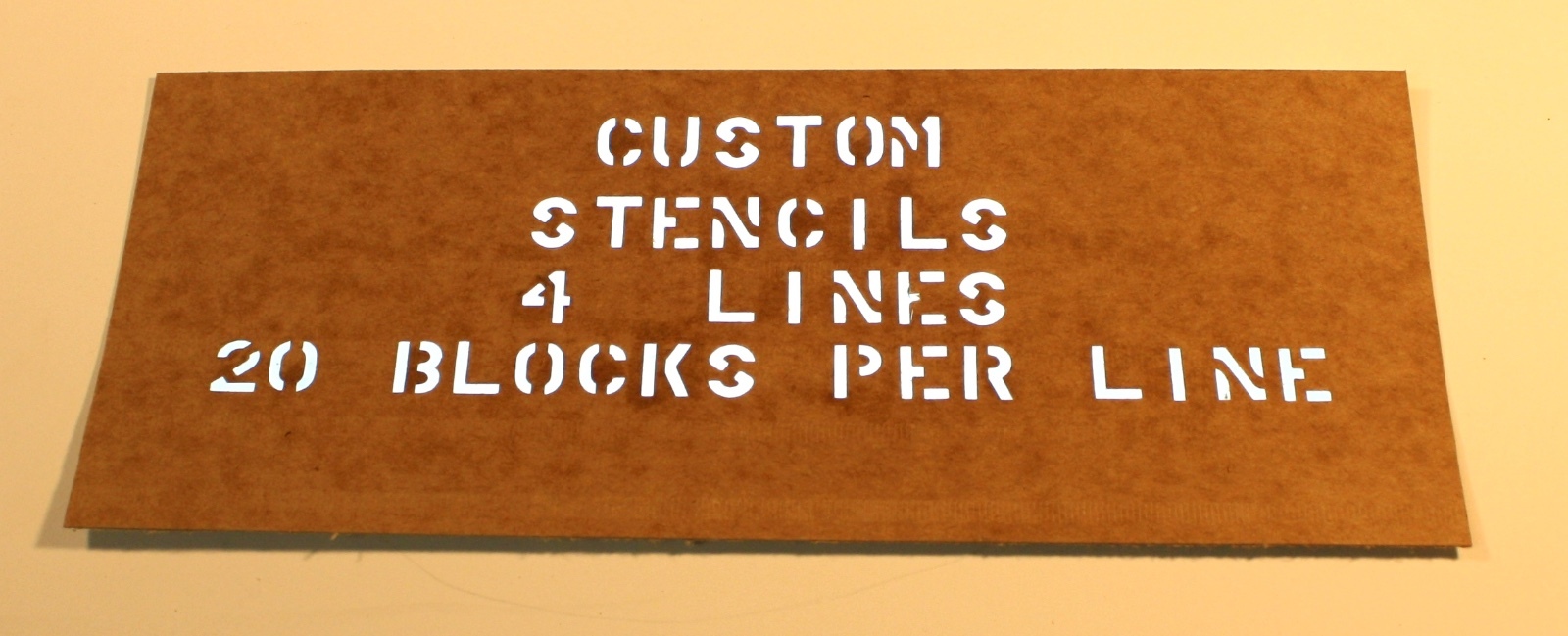 MARK YOUR GEAR WITH A CUSTOM STENCIL 1/2 INCH ARMY NAVY USAF KIT MARINES CRAFT