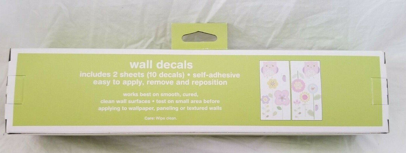 Circo Florals & Owls Wall Decals NIP