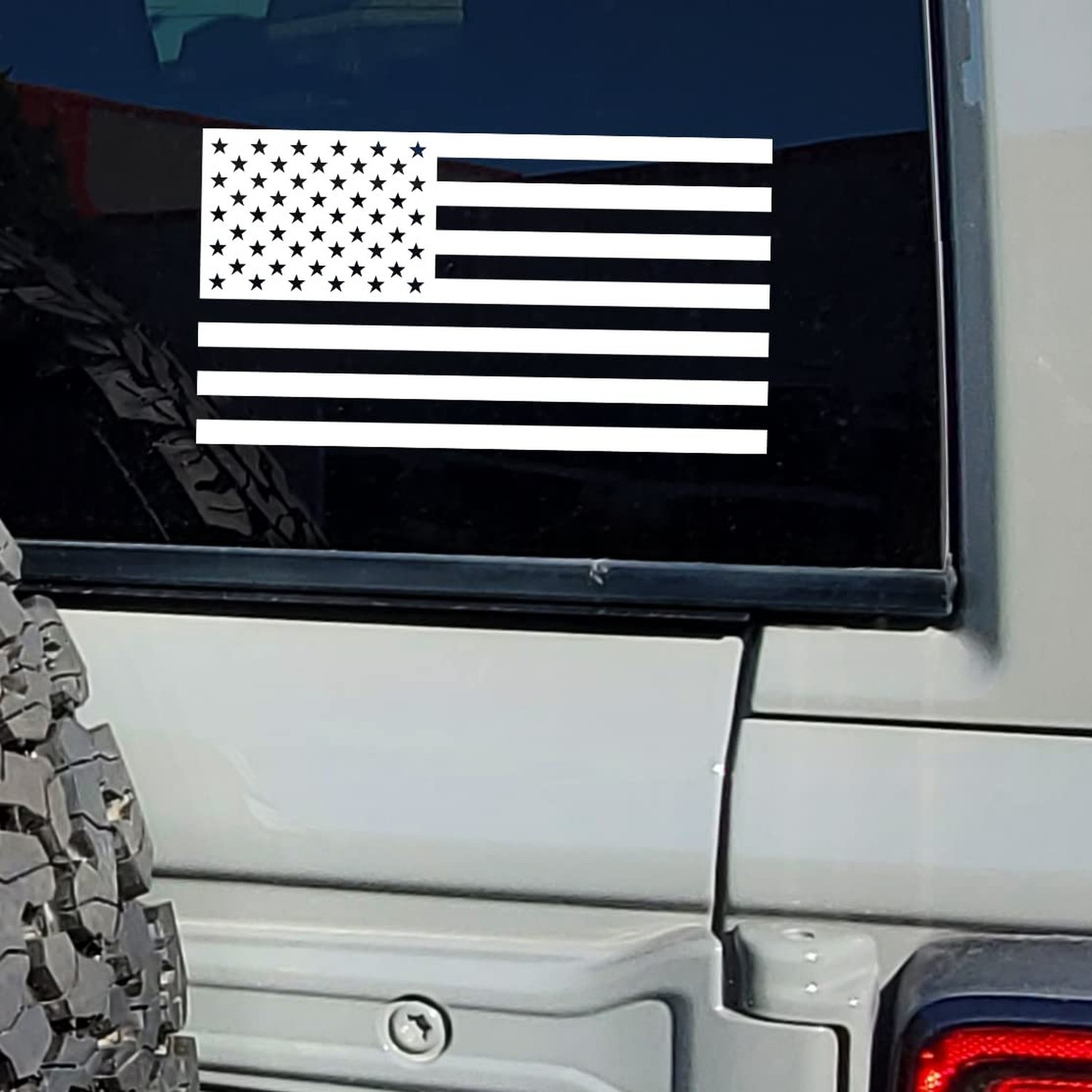 – American Flag Sticker – Vinyl USA Flag Sticker for Car, Truck, and