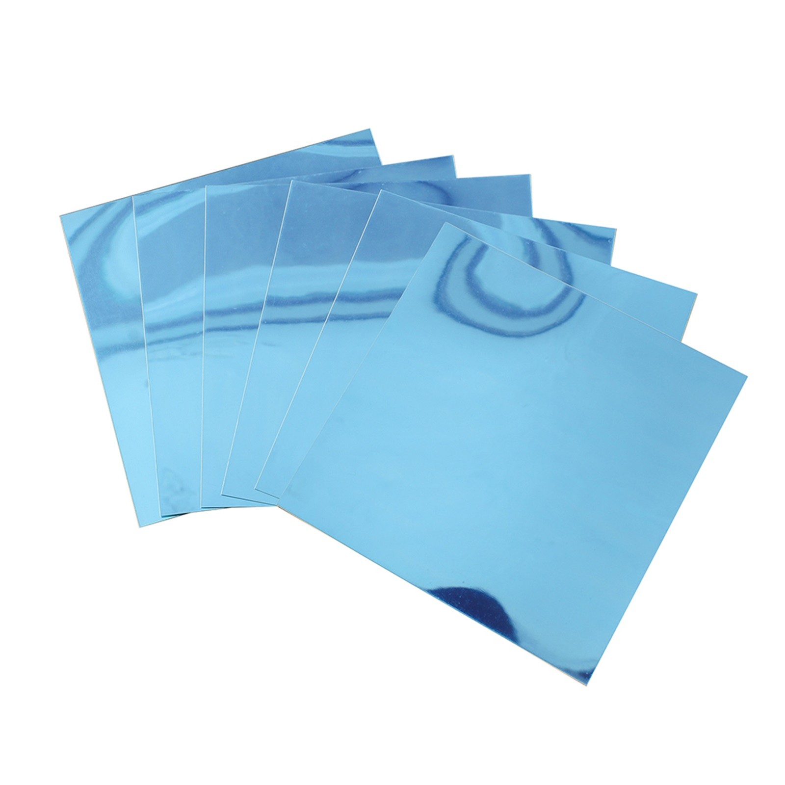 6 Flexible Reflective Mirror Sheets Adhesive Lightweight Bathroom Excellent