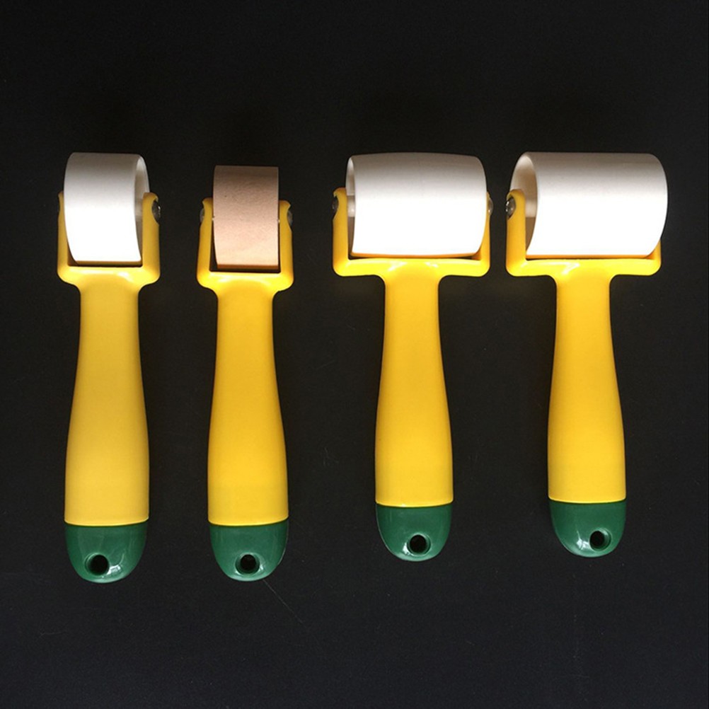 1Pcs Yellow Wallpaper Roller Plastic DIY Tool for Wall Sticker and Decoration