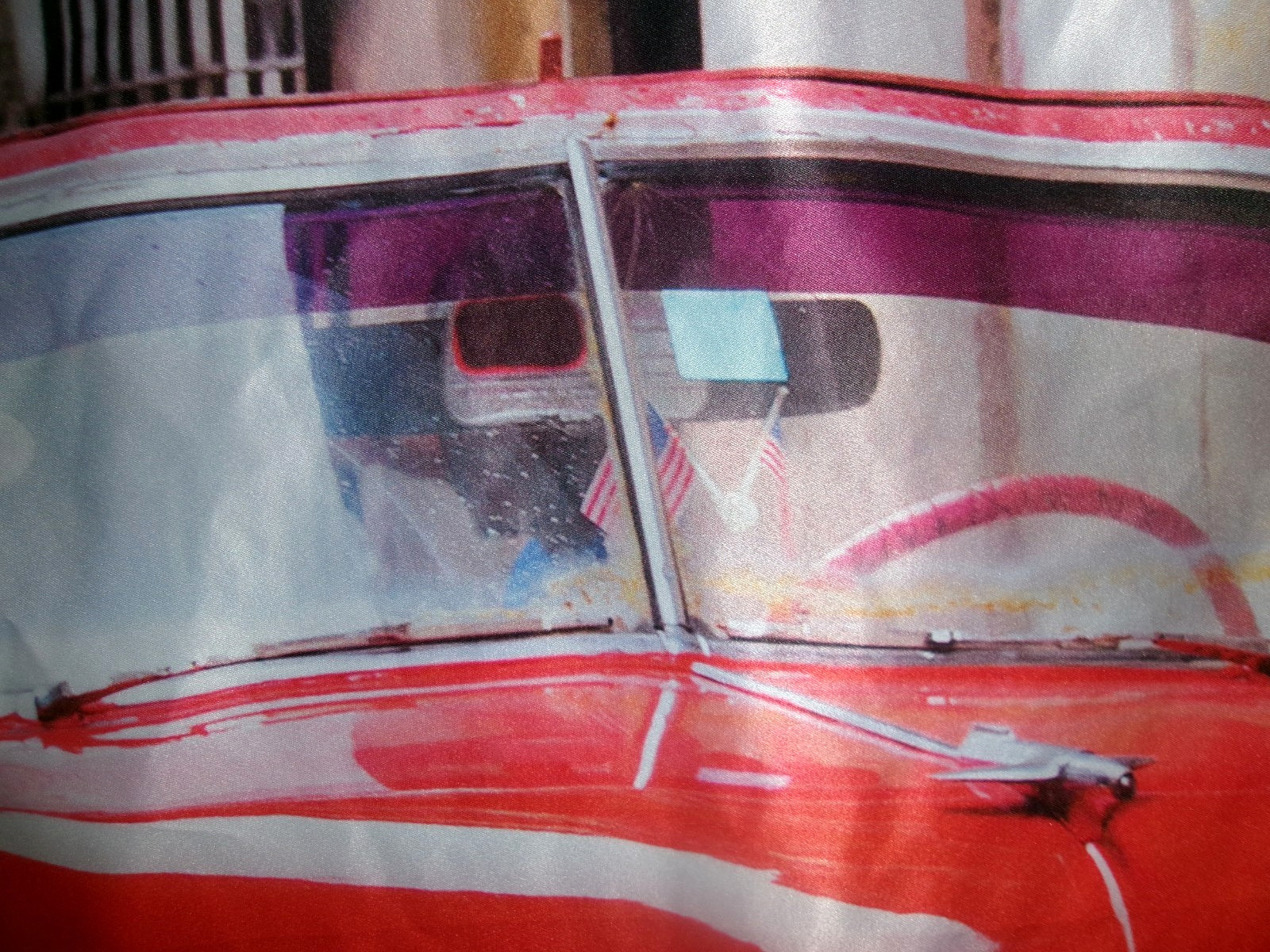 Wall Decor XXXL Classic Car Sz. 78" Horizontal 59" Vertical One Sided