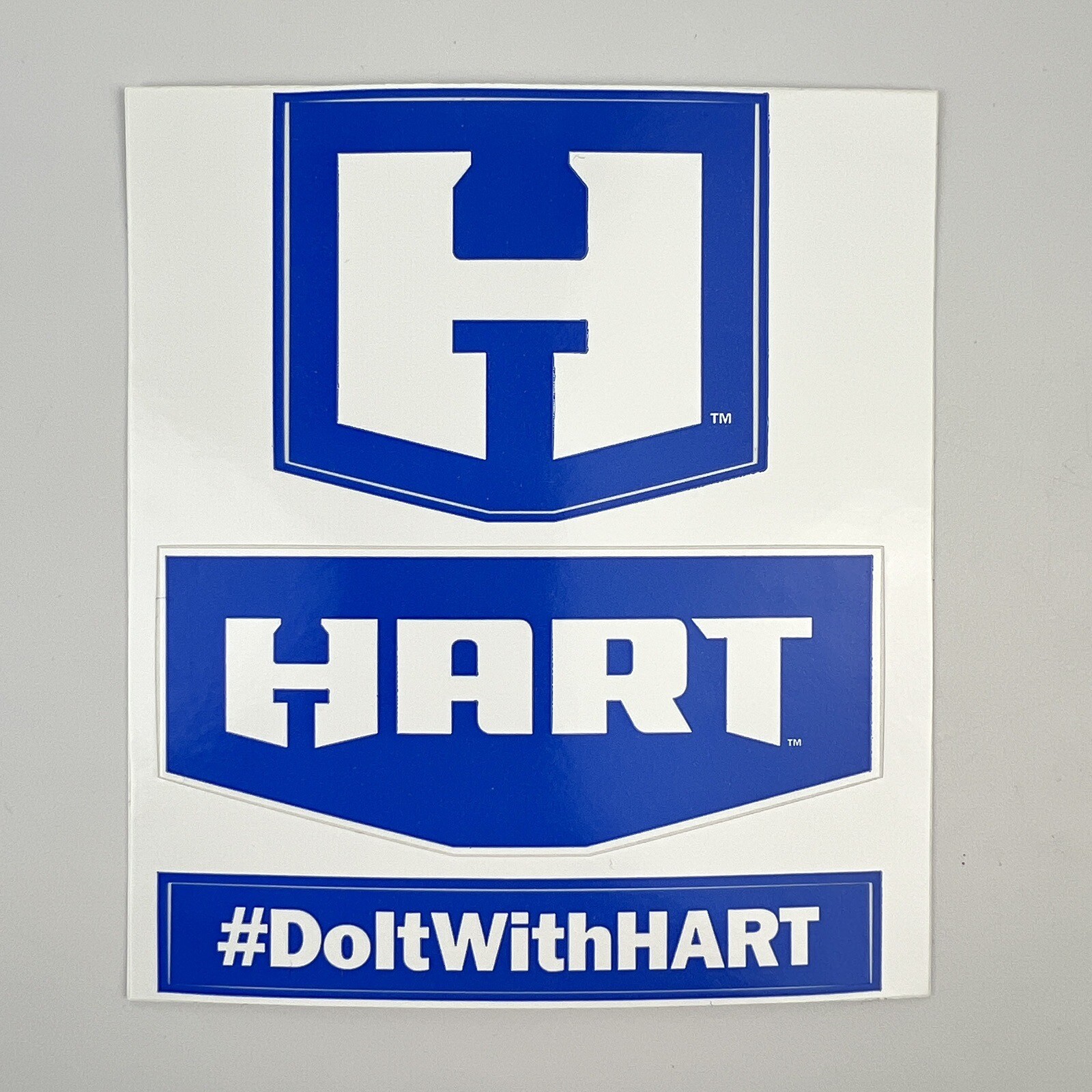 HART Tools Stickers – Set of 4 Do It With HART Power Tools Equipment Logo Decals
