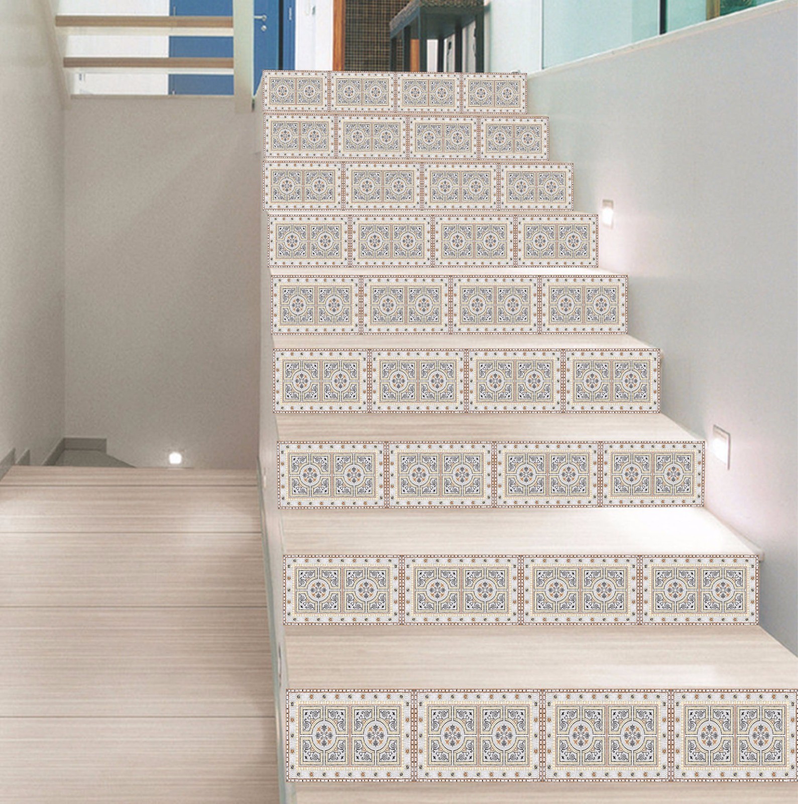3D Slices Pattern 673 Stair Risers Decoration Photo Mural Vinyl Decal Wallpaper