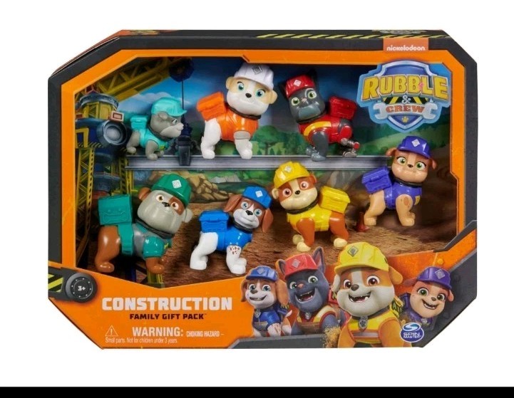 Rubble & Crew, Toy Figures Gift Pack with 7 Collectible Action Figure Fast Ship