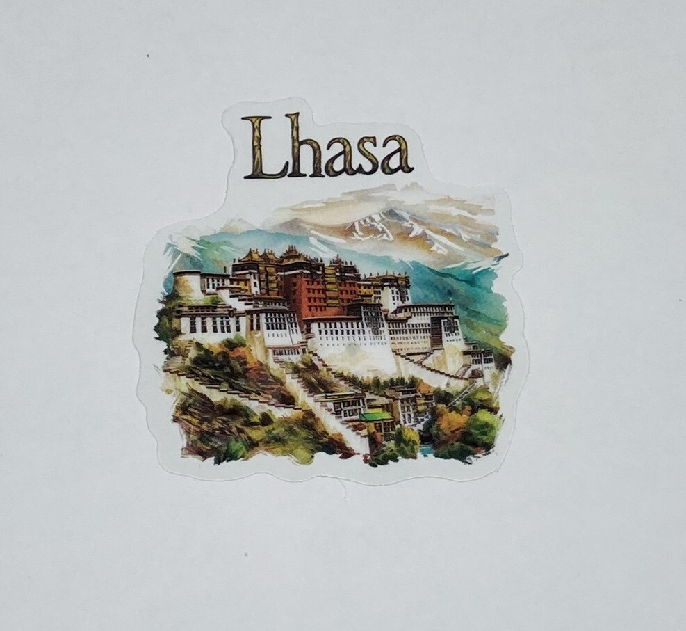 Potala Palace Lhasa Transparent Sticker Travel City Art Decal Vinyl Souvenir Tc6