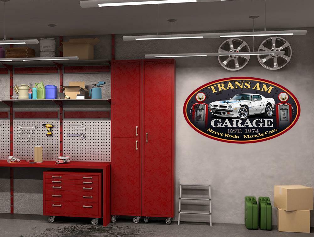1974 Pontiac Trans Am Firebird Classic Garage Sign Wall Art Graphic Sticker