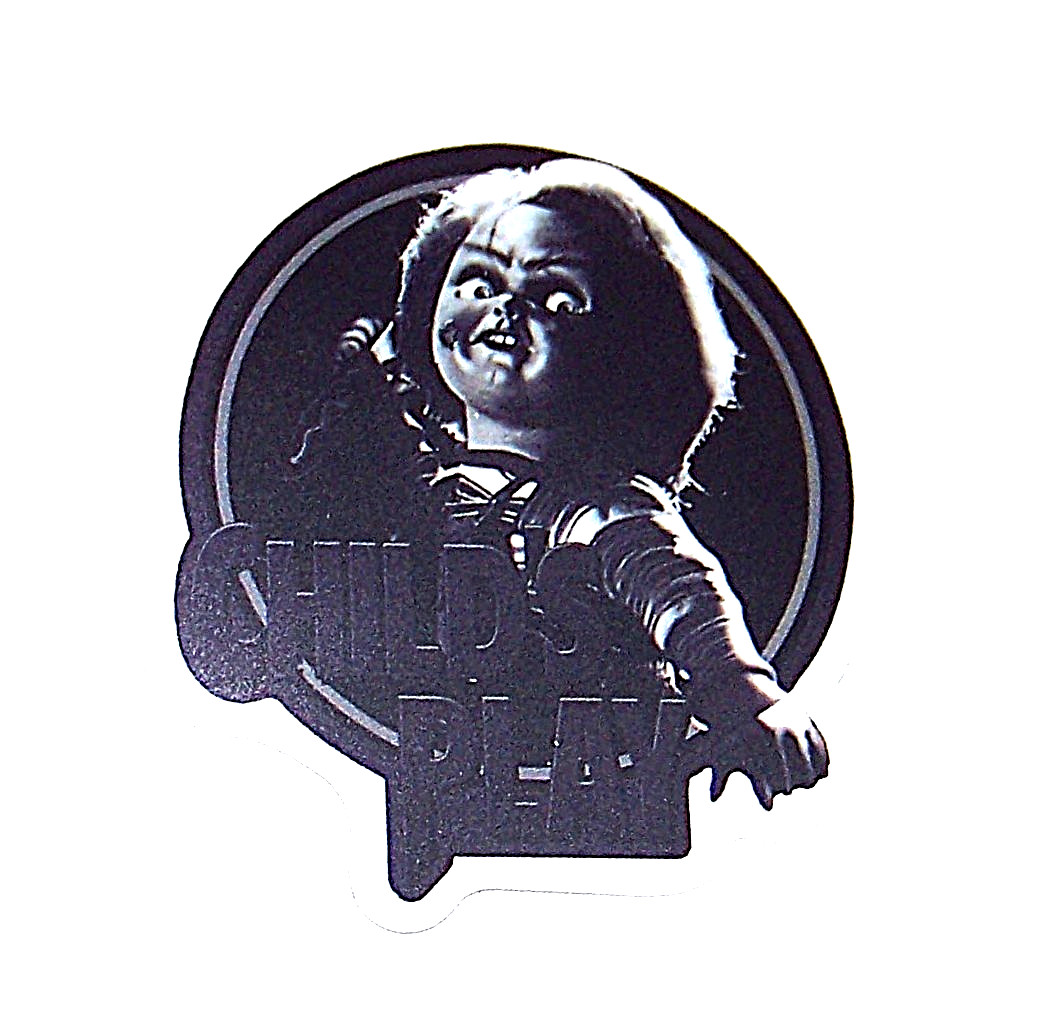 CHUCKY Child's Play Cut Sticker Decal Movie Horror Film Chucky Doll