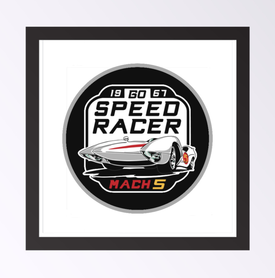 Speed Racer (1967) – 4" Handmade Vinyl Decal Sticker Car Truck Laptop Cooler 26