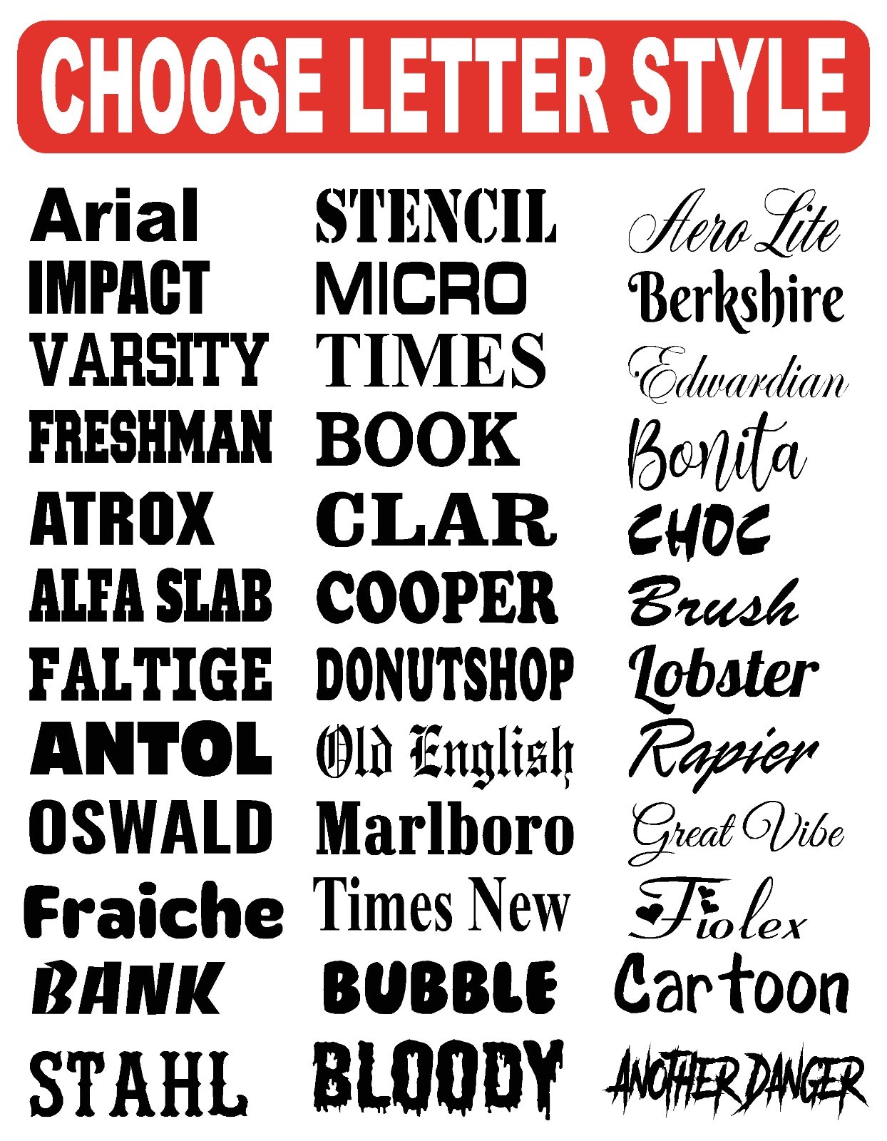 Custom Vinyl Letter decal Sticker Personalized