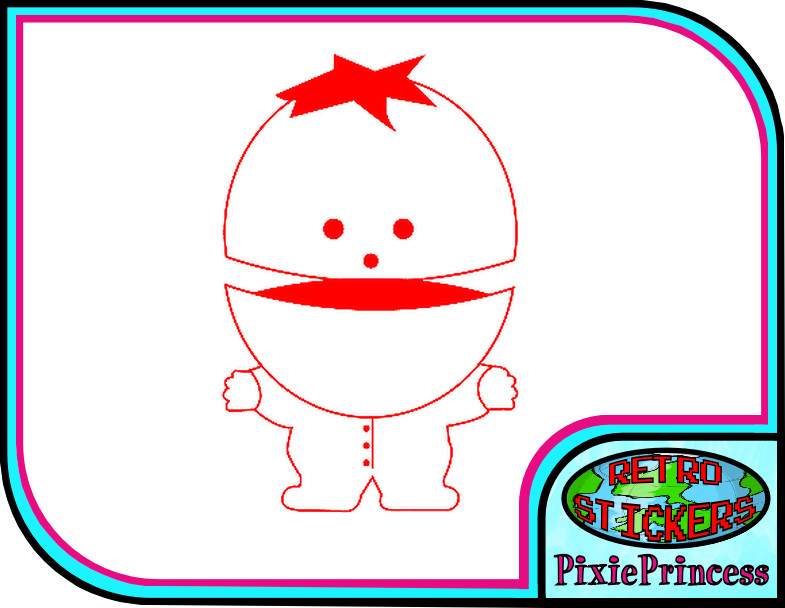 South Park Ike Funny G Vinyl Sticker Canada Car Bike Truck Wall Window Cartoon