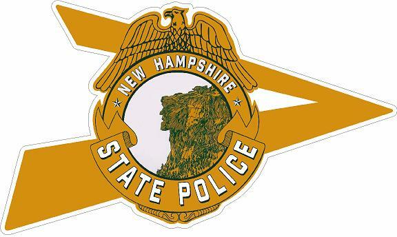 New Hampshire State Police Reflective Vinyl Decal Sticker Trooper Sheriff NH LEO