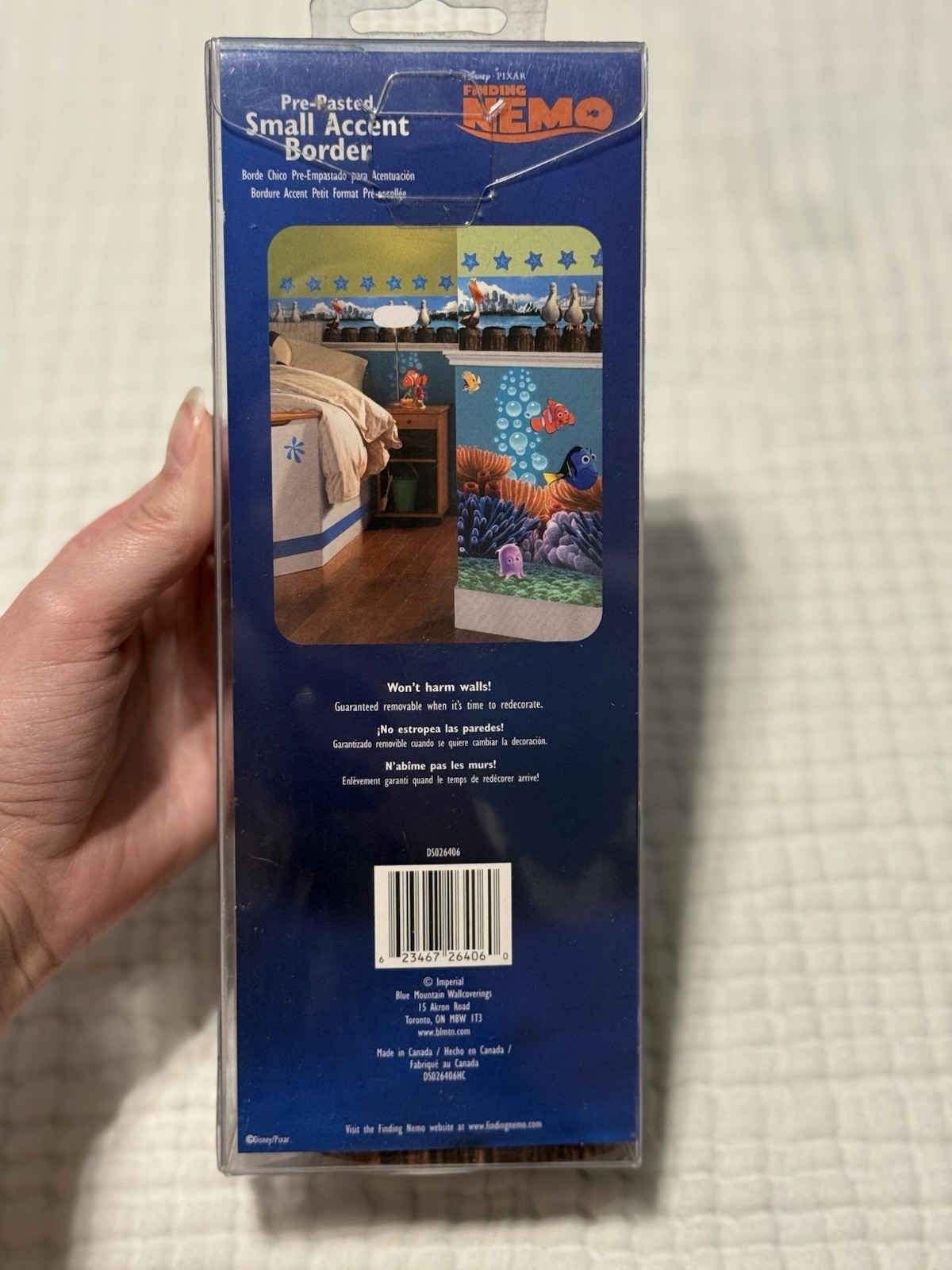 Finding Nemo VTG Self-Stick Wall Border 9" x 15' Nursery Kids Room- NEW