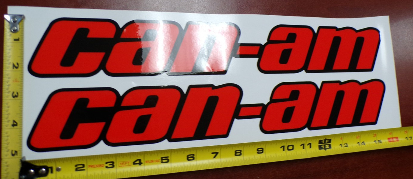 CAN-AM MAVERICK X3 R GRAPHIC DECAL STICKER USA MADE RED SOLID THICK