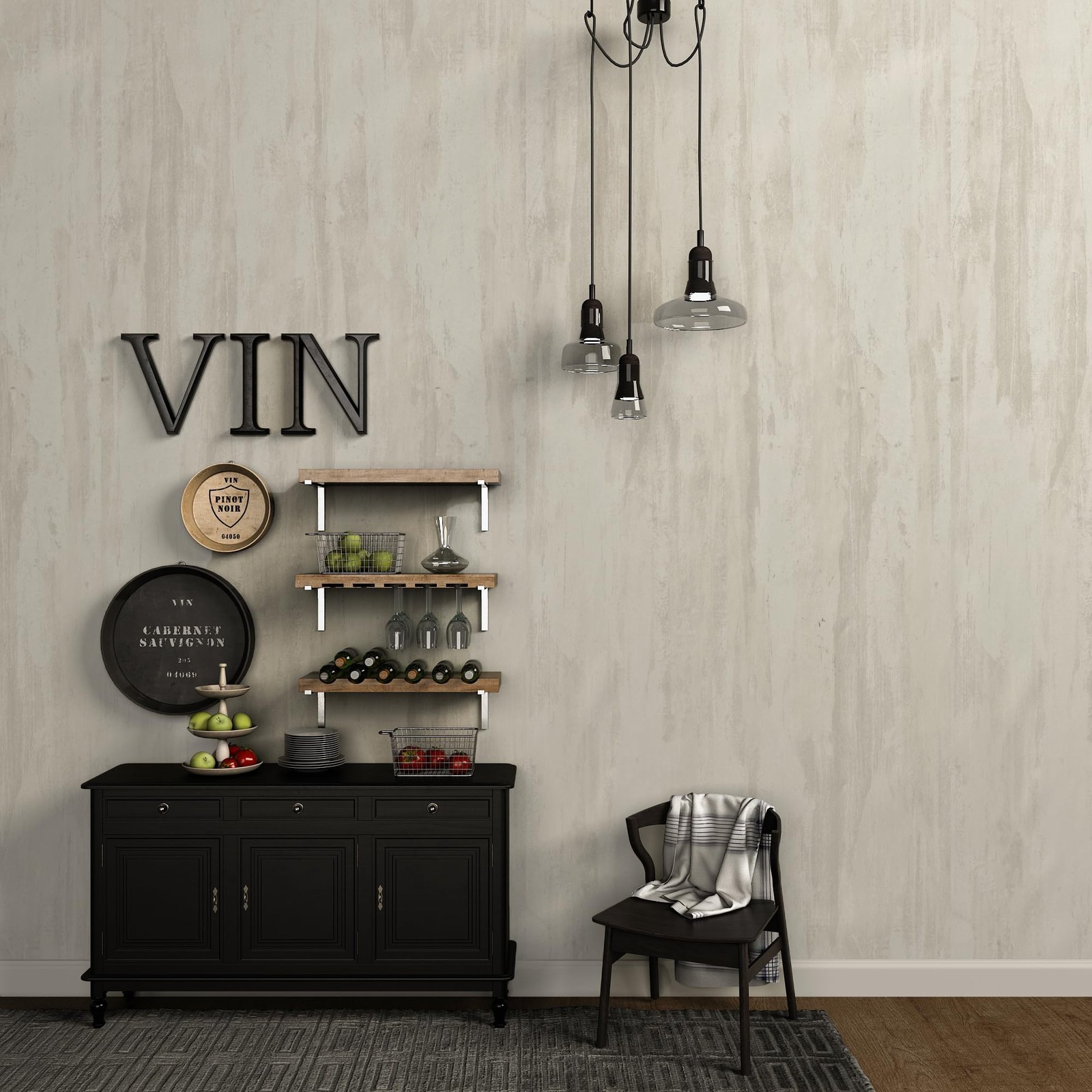 TOTIO Cream Concrete Wallpaper Peel Stick Milky White Plaster effect Contact …