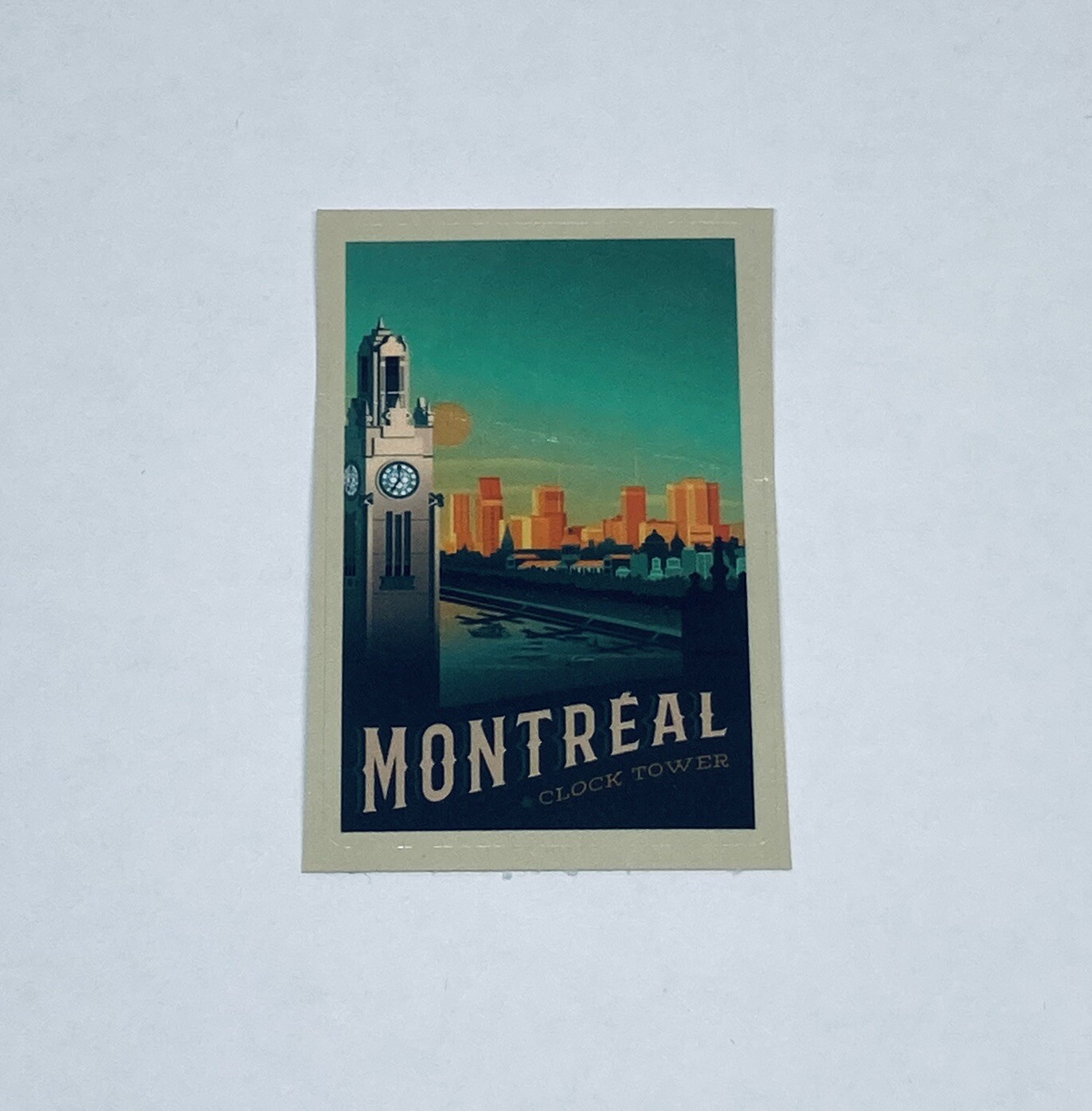 Montreal Canada Sticker Clock Tower Travel Art Decal Vinyl Country Souvenir Tc6