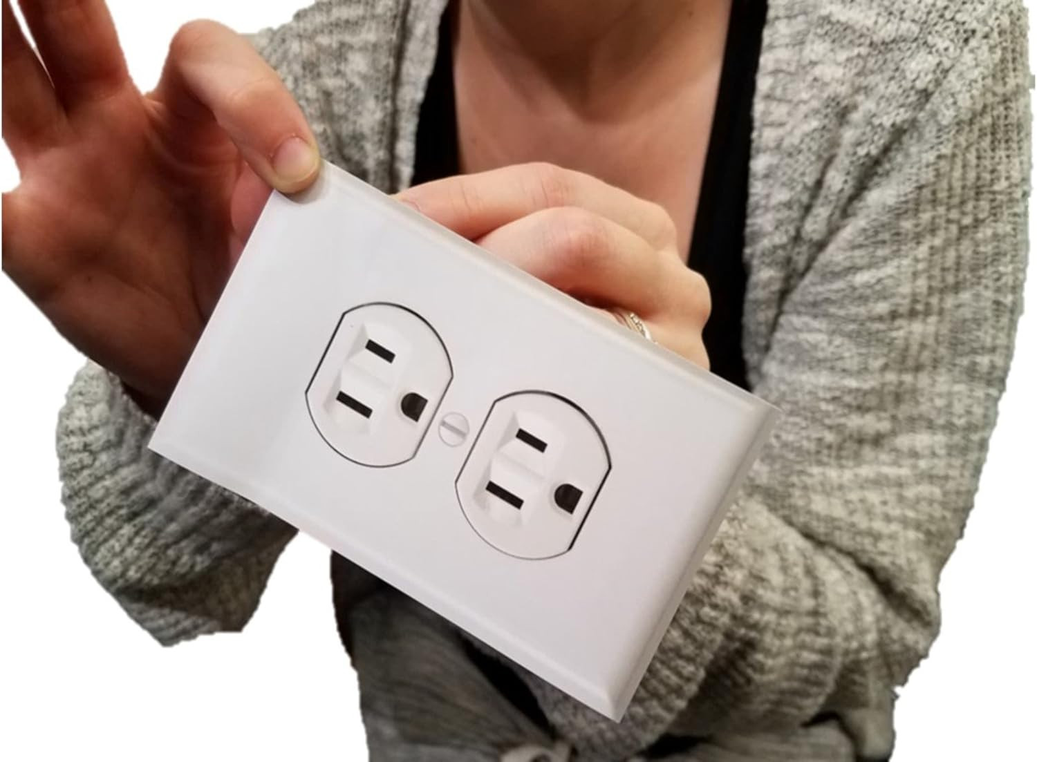 Fake Outlet Stickers Prank – Airport Wall Sockets – 12 Pack – Funny Electrical P