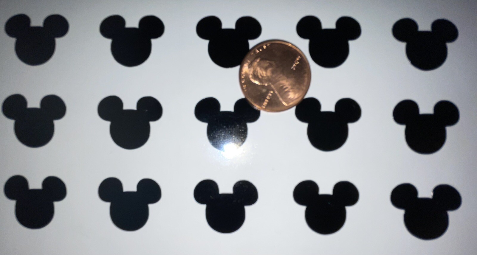 MICKEY MOUSE die cut vinyl decals (32) for ornaments #97 BOGO 25% OFF