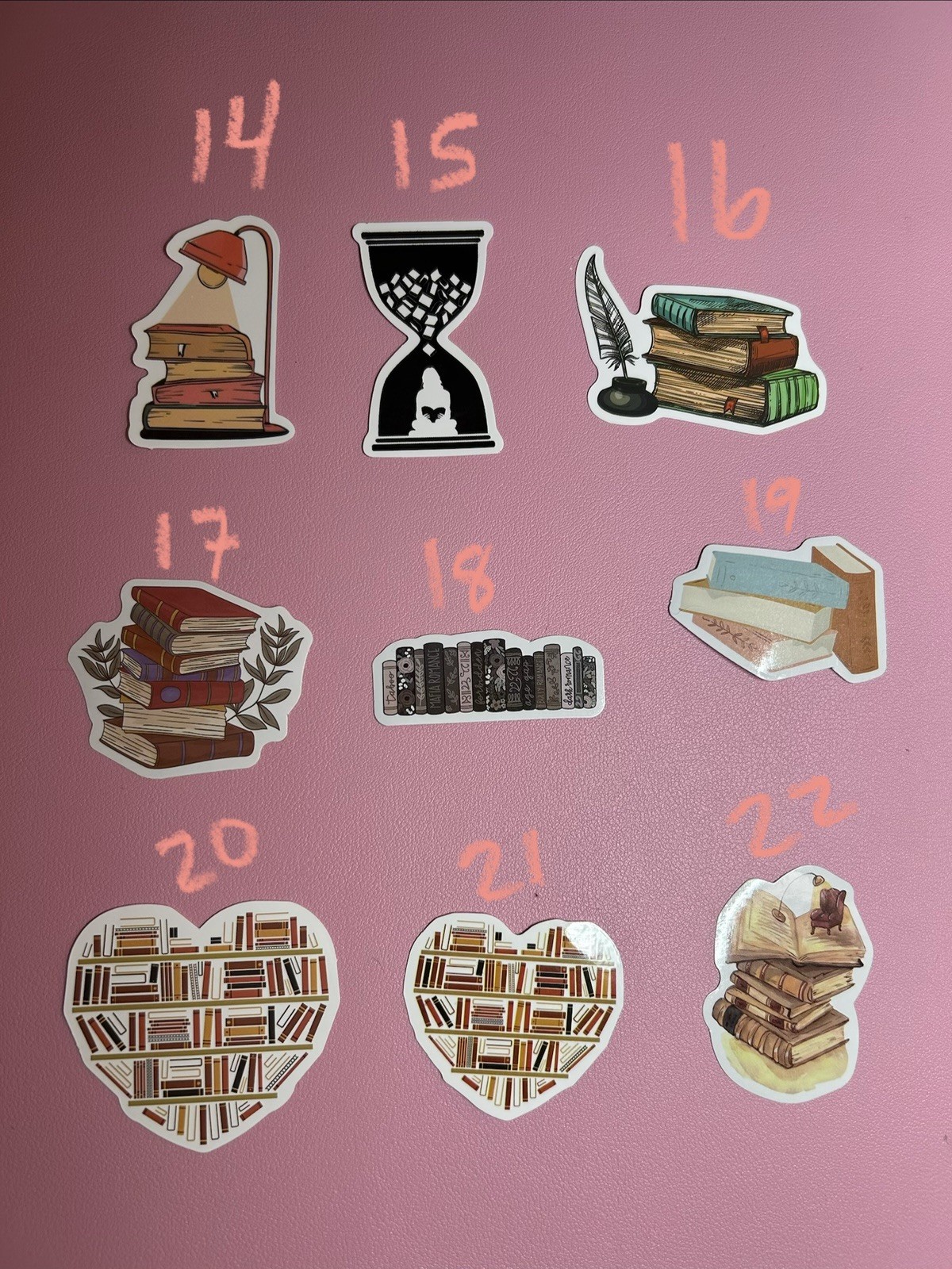 Book Stack Stickers