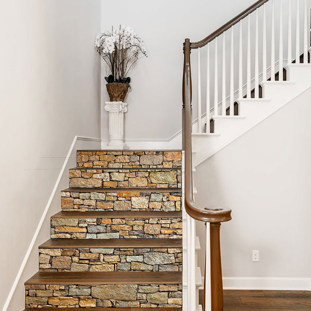 Self-adhesive Staircase Stair Riser Floor Stickers DIY Wall Decal Home Decor