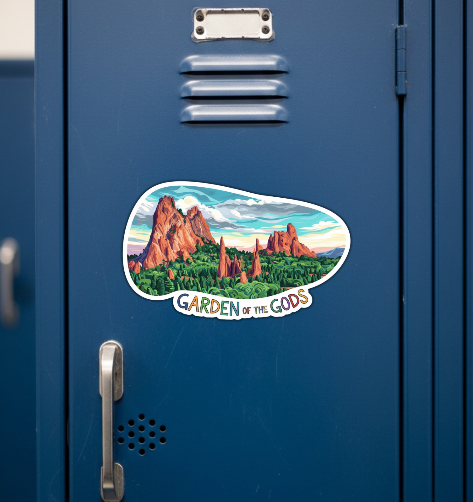 Garden of the Gods Colorado Fridge Magnet or Laptop Sticker