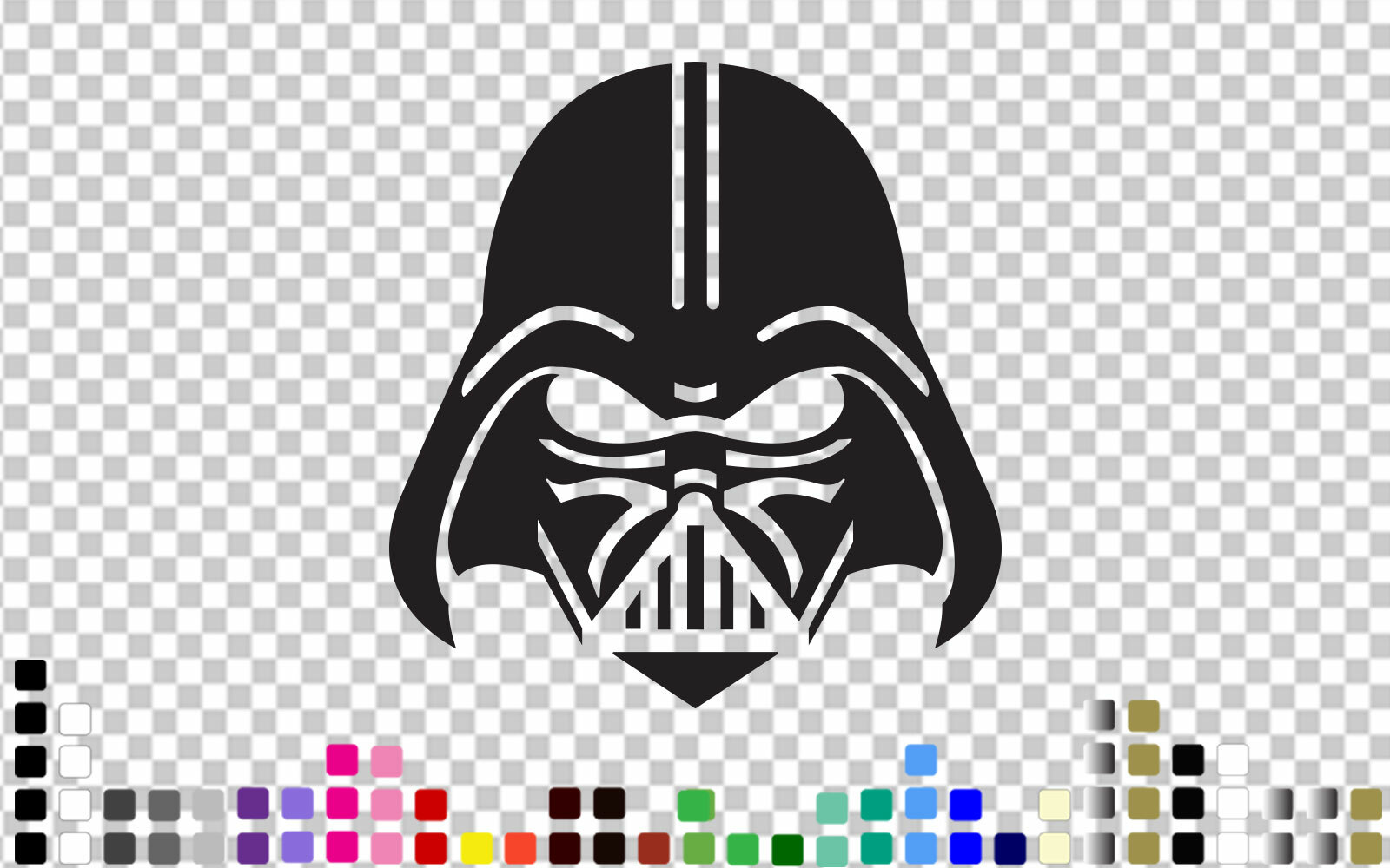 Darth Vader Star Wars Vinyl Decal Sticker car truck bumper Wall 2cm~100cm