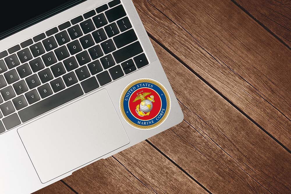 United States Marines Vinyl Decal Sticker for Car Laptop Water Bottle Waterproof