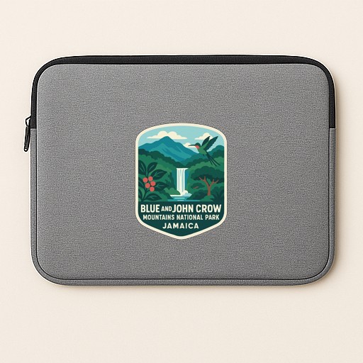 Blue and John Crow Jamaica Iron On Heat Transfer Vinyl HTV World National Parks