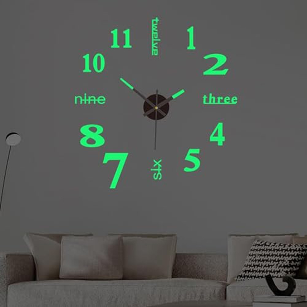 Home Decoration Living Room Clocks Tiles Waterproof Japanese Technology