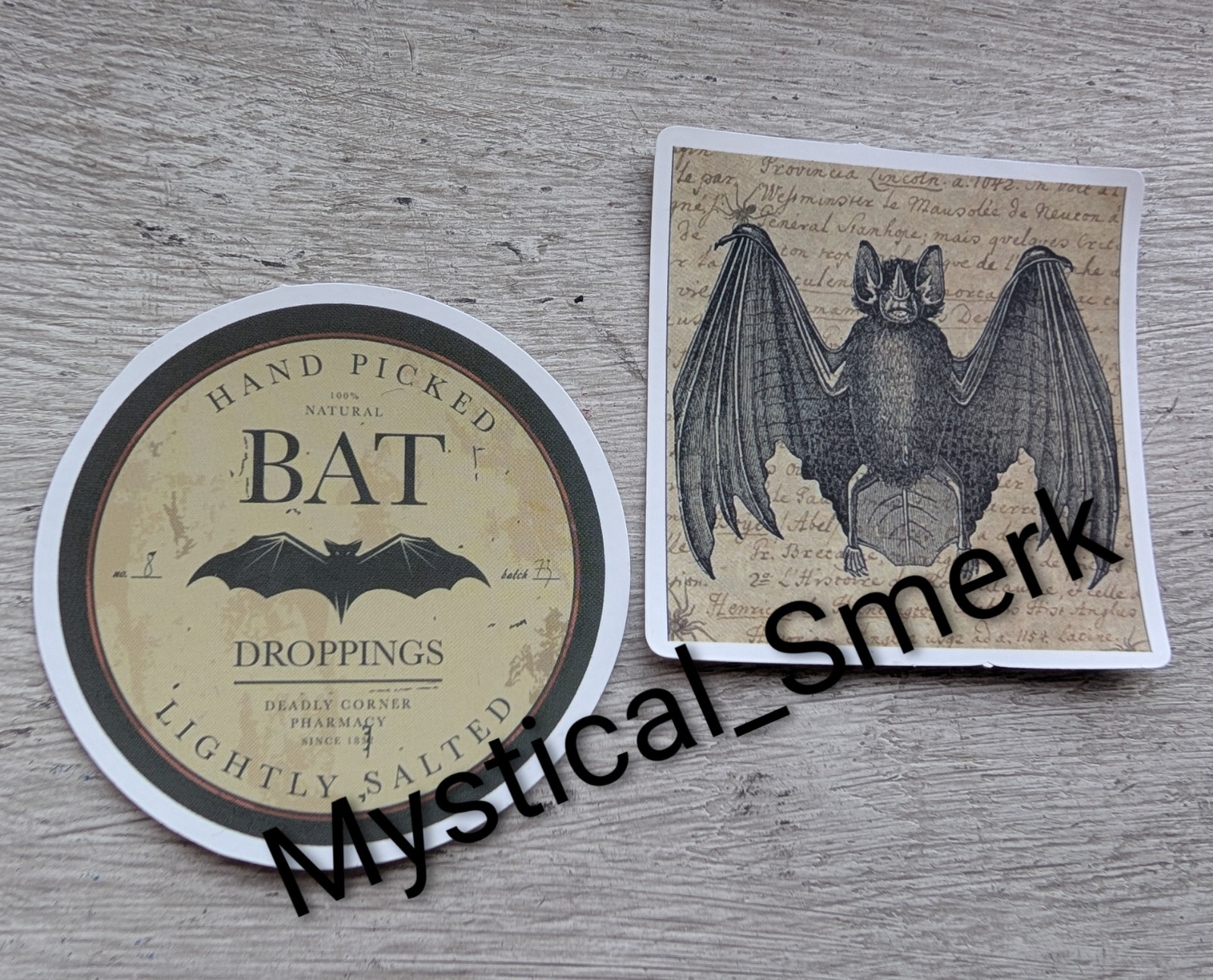 Haunted Doll Active Spirit Negative Witch Magick Potion Bat Poison Coin Stickers