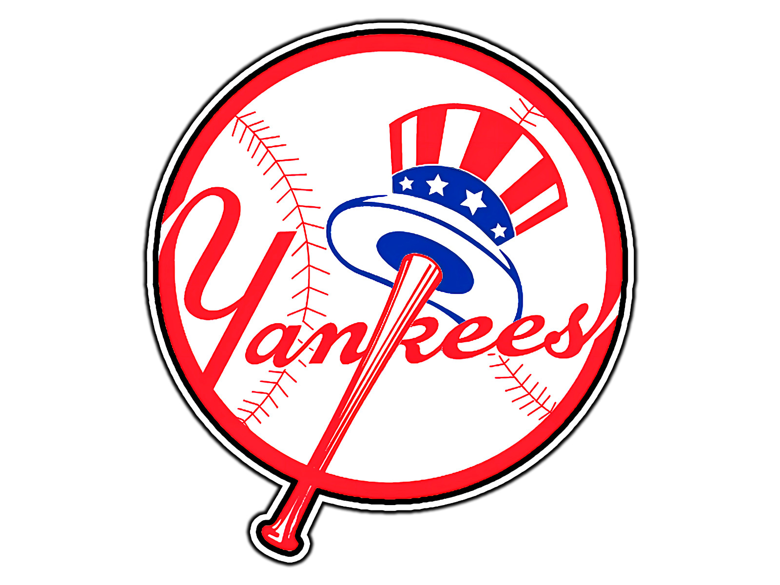 #192 New York Yankees Primary Logo MLB Waterproof Vinyl Sticker Decal Die-Cut