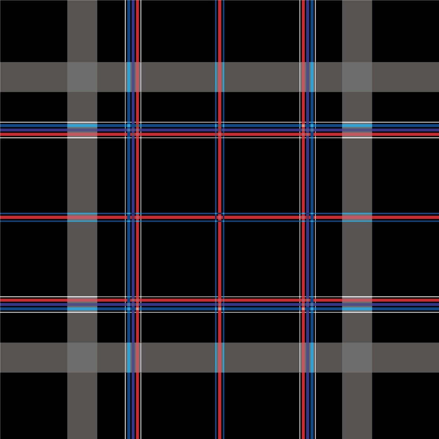 BMW plaid printed decal 11" x 11"