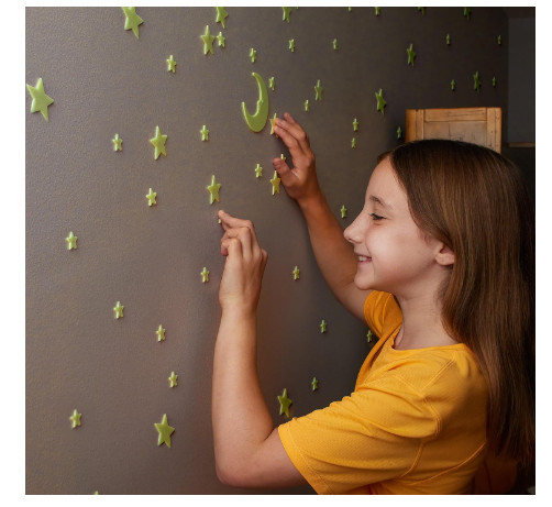 Deluxe Glow Stars; Glow in the Dark Stars for Ceiling, Ceiling Stars